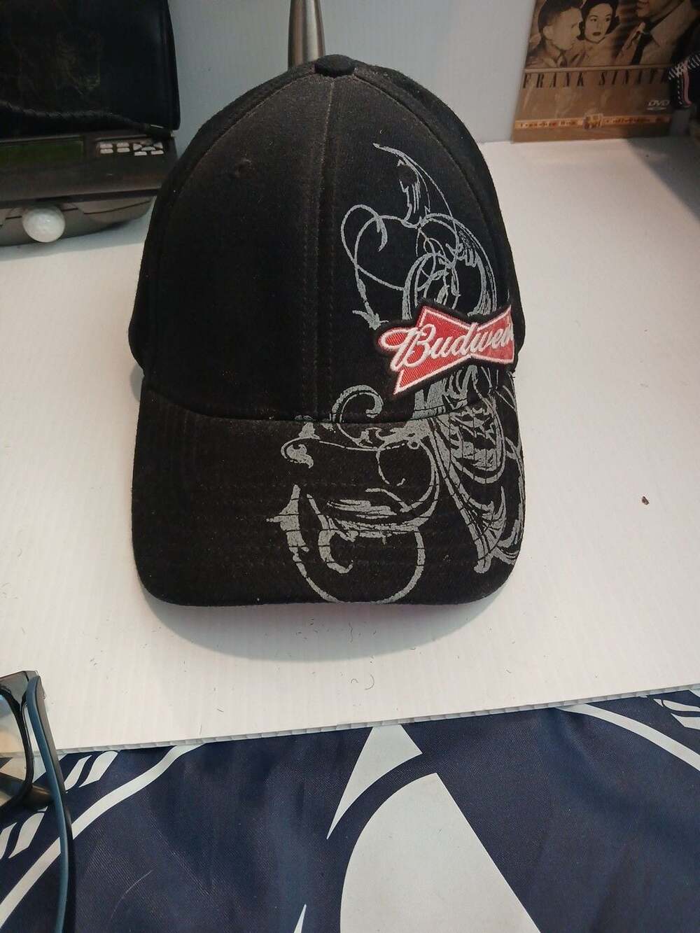 Budweiser Baseball Hat Black Embroidered Logo Concept One Accessories